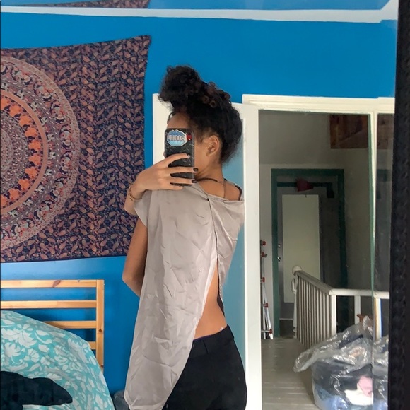 Open Back Dress Shirt - Picture 2 of 4